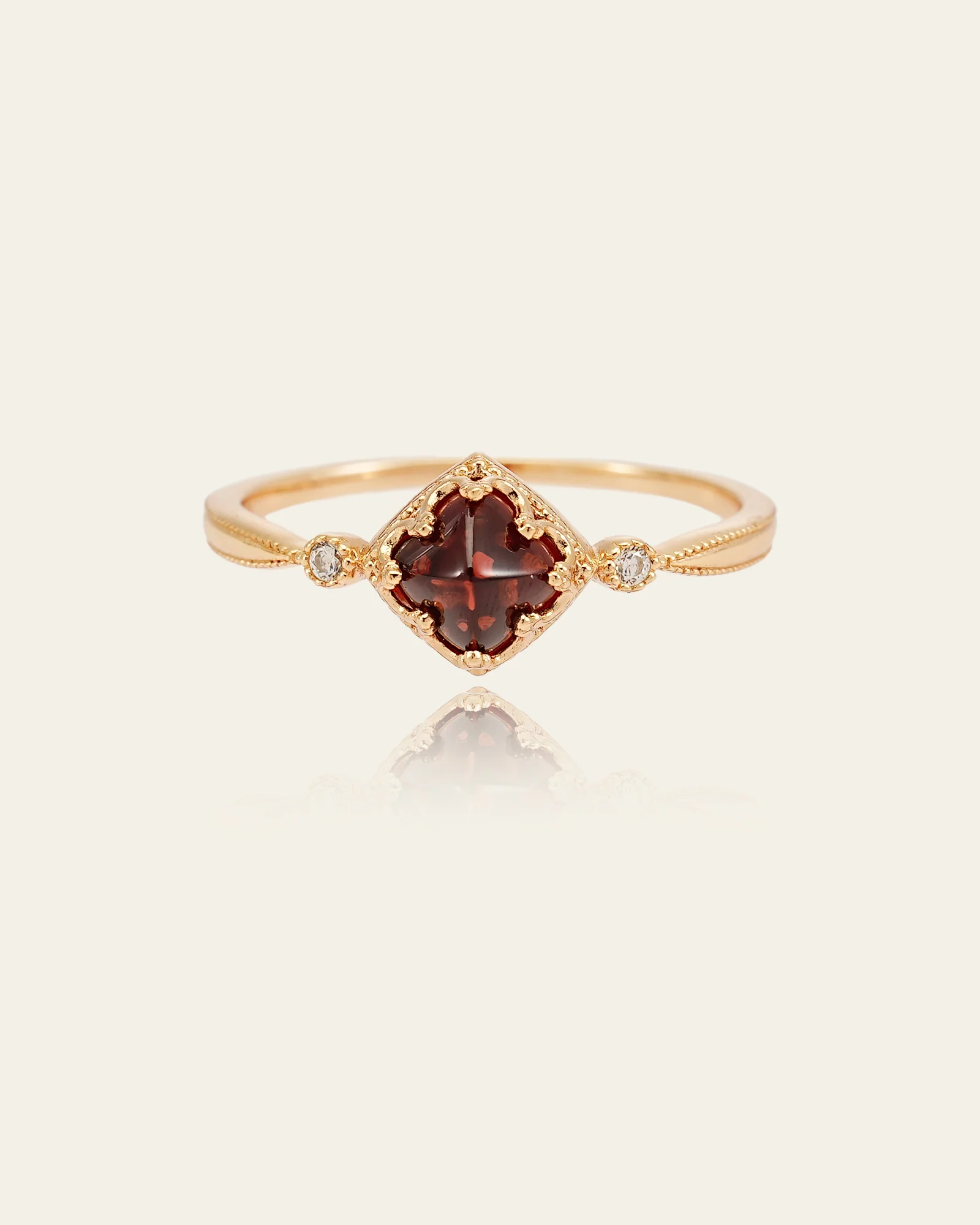 Carena Garnet Ring - Image 9