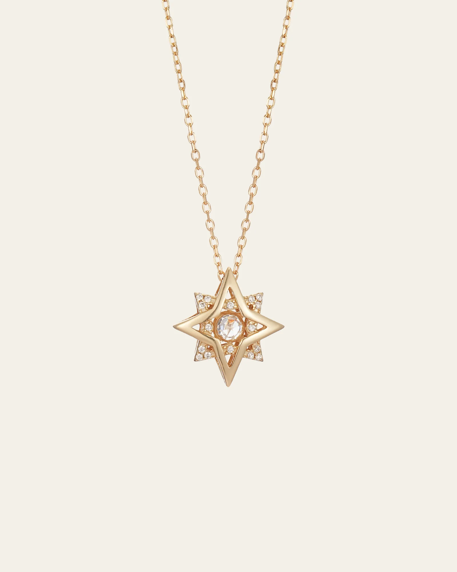 New York Birthstone Pentagram Necklaces - Image 24